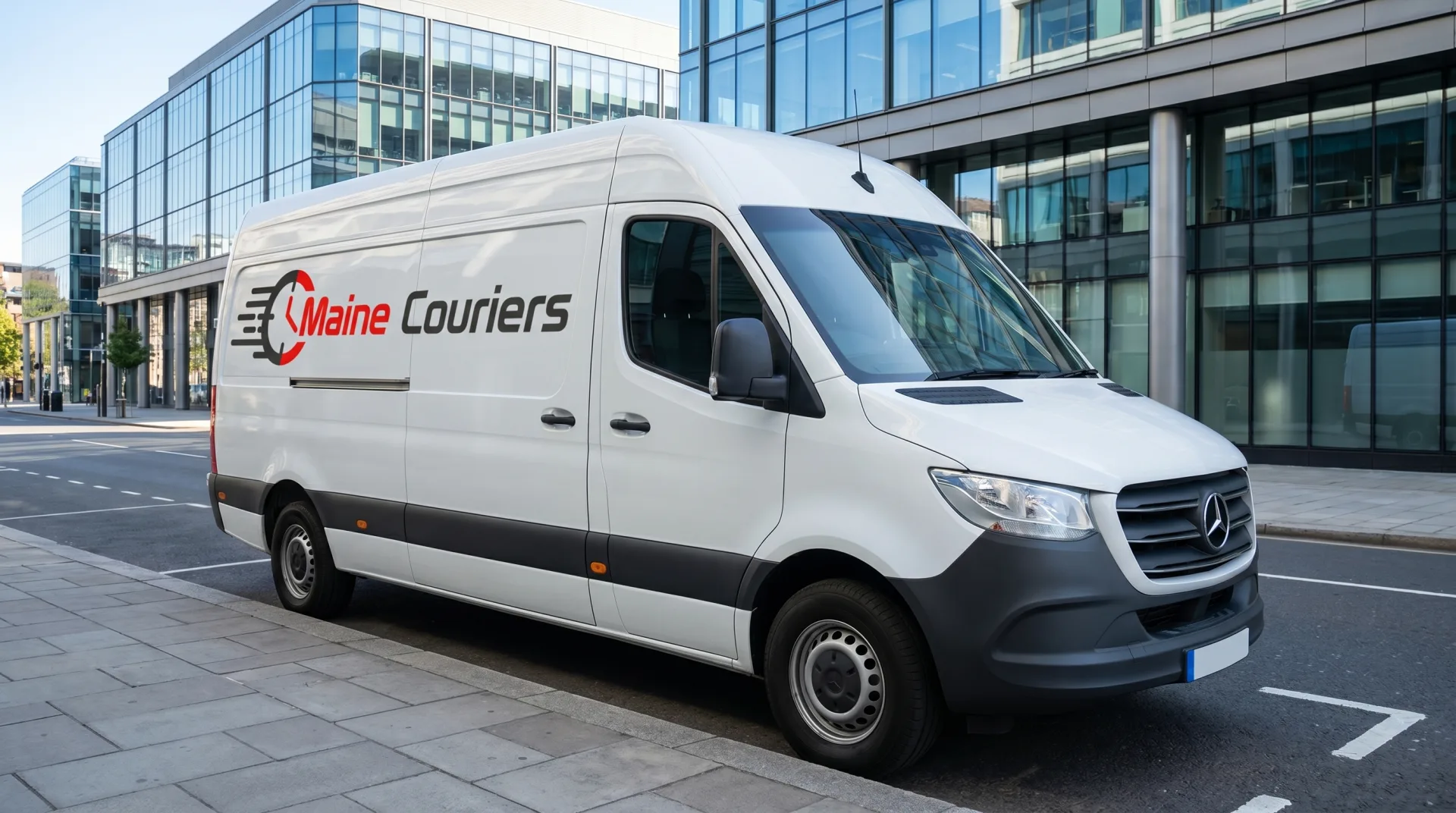 Maine Couriers dedicated courier vehicle