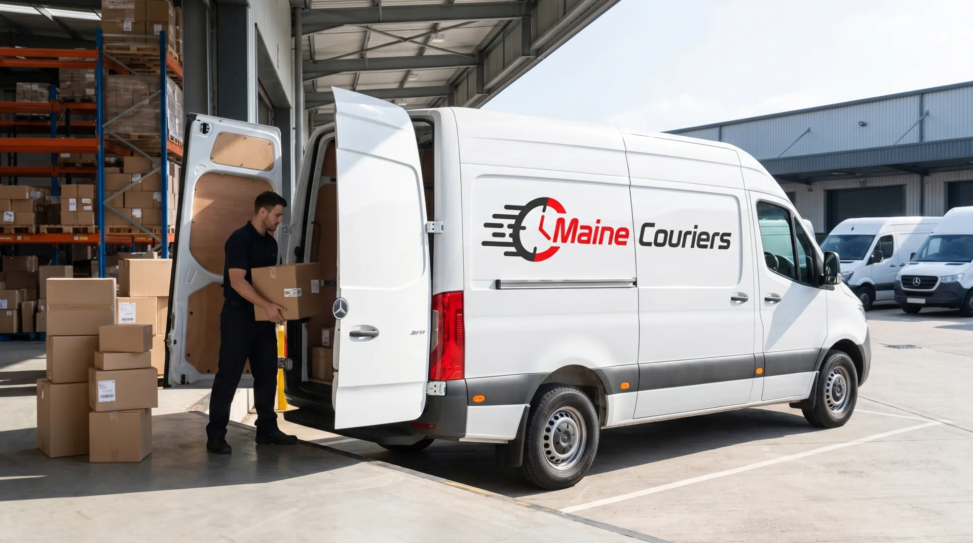 Maine Couriers dedicated courier vehicle