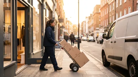 Maine Couriers retail stock delivery